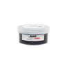 A small round plastic jar of Black Happen Edges spackle, shown against a plain white background. The jar has a clear lid and a black label with white and red text.