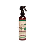 A bottle of Happy Hair by Salon Candies  Rosemary Mint Organic Scalp Treatment on a solid white background.