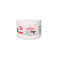 A white plastic jar of Happy Edges XL Super Hold Edge Control Hair Enhancer, shown against a plain white background.